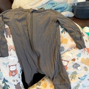 Gerber Gray Kids One Piece Footie